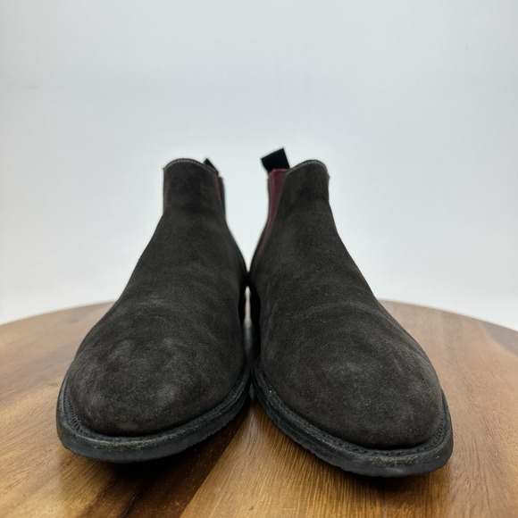 Mens Crockett & Jones Cranford Brown Suede Chelsea Ankle Boots